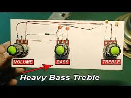 Heavy Bass Volume Treble Controller How To Make Heavy Bass Treble For 6283 Amplifier Kit Youtube Audio Amplifier Diy Amplifier Electronics Circuit