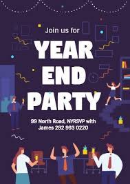 Maybe you would like to learn more about one of these? How To Design A Year End Party Invitation Click For More Party Invite Template Invitation Maker Party Invitations
