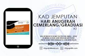 Contoh kad jemputan perkahwinan yang simple dan mudah. Kad Jemputan Hari Anugerah Cemerlang Graduasi V2 Koleksi Grafik Untuk Guru