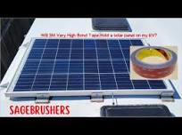 Is 3M Very High Bond Tape strong enough to secure a solar panel on an RV?