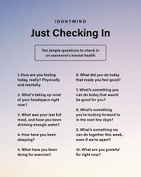 But when you ask some funny and exciting questions from each other, this thing turns into an exciting situation, because with the help of this you can know more about … Just Checking In 10 Minutes 10 Questions Idontmind Your Mind Matters Talk About It