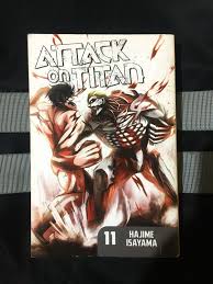Eren yeager, mikasa ackerman, dan armin arlert adalah tiga anak kecil yang memiliki mimpi untuk melihat seluruh isi dunia ini karena telah mendengarkan cerita tentang dunia di luar dinding. Shingeki No Kyojin Attack On Titan Volume 11 Manga Plus Free Eren Keychain Hobbies Toys Books Magazines Comics Manga On Carousell