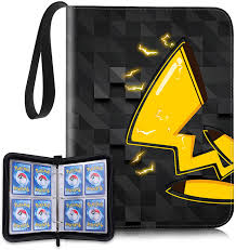 50 pages holding 900 cards. Buy Otuco 4 Pocket Compatible Pokemon Card Binder With Sleeves Portable Card Holder Storage Case With 60 Removable Sheets Holds Up To 480 Cards Trading Collectors Album Online In Indonesia B0932g5kst