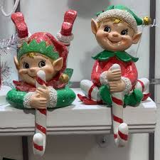 Find great deals on ebay for candy cane stocking. Kurt Adler 10 5 Elf Candy Cane Stocking Hanger Kurt Adler Christmas Home Decor Christmas Stocking Holders