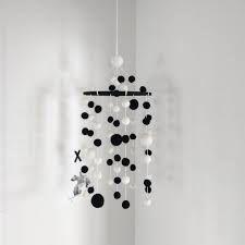 Black And White Mobile Games Nursery Mobile Black And White Mobile Baby Mobile Crib Mobile Felt Balls Mobile Monochrome Nursery Scandinavian Decor Modern Unisex Pompom Monochrome Nursery Prom Decor Scandinavian Decor