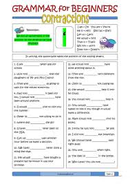 34 Innovative Contractions Worksheet Design Ideas Https Bacamajalah Com 34 Innovative Contracti Contraction Worksheet Grammar Worksheets Reading Worksheets