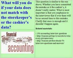 If they match, i'm sure that i have the right answer. 15 Accounting Interview Questions Ideas Accounting Interview Questions Interview Questions Job Interview Answers