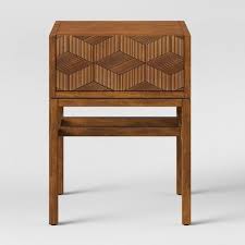Tachuri Geometric Front Accent Table Brown Opalhouse Target Home Decor Opalhouse Accent Table