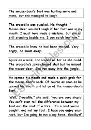 Mouse deer and crocodile eng подробнее. English Worksheets Mouse Deer And The Crocodile