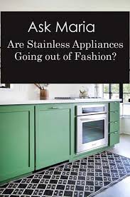 Removing yellowing from appliances can be a pain, but there are several ideas that you can try. Ask Maria Are Stainless Appliances Going Out Of Fashion