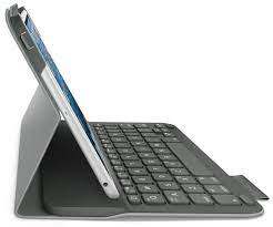 Logitech Ultrathin Keyboard Folio Velvet Touch For Ipad Mini Grey