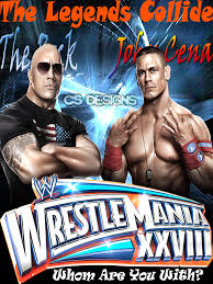 Check spelling or type a new query. Wrestlemania 28 John Cena Vs The Rock Poster By Cswallpapers On Deviantart