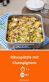 Kasespatzle Mit Champignons Rezept In 2020 Rezepte Einfache Gerichte Gerichte Mit Champignons
