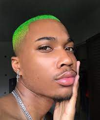 Neon Hair In 2021 Men Hair Color Neon Green Hair Neon Hair