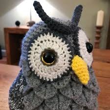 Amigurumi Owl Pattern Crochet Owl Pattern Owl Pattern Etsy In 2020 Owl Crochet Patterns Owl Crochet Pattern Free Owl Patterns