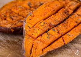 How To Microwave A Sweet Potato Easy Recipe Kitchensanity Microwave Sweet Potato Sweet Potato Benefits Yummy Sweet Potatoes
