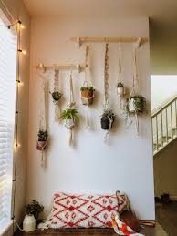 Diy Macrame Plant Wall Plant Wall Diy Cute Home Decor Wall Ornaments