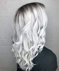 Whether You Re Channeling Storm From X Men A Witch Or An Ice Queen This White Silver Color By Barbie Aleks Is Th White Hair Color Ice Blonde Hair Inspo Color