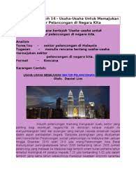 Satu analisis swot royal belum sebagai produk ekopelancongan. Karangan Contoh Pelancongan