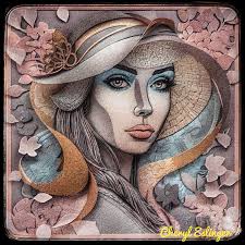 My new art piece I call it Sophisticated Woman