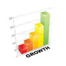 3d Growth Chart Stock Vector Illustration Of Goal Graph