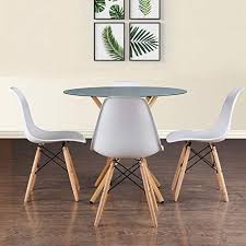 The full size table means there's plenty of space for everyone. Hometown Corona Metal And Glass Four Seater Dining Set In White Colour Amazon In Furniture