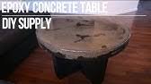 Determine the size of table top you'd like to make. Diy Concrete Table Top Youtube