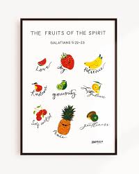 Fruits Of The Spirit Print Portrait Bible Verse Wall Art Etsy In 2020 Bible Prints Bible Verse Wall Art Etsy Wall Art