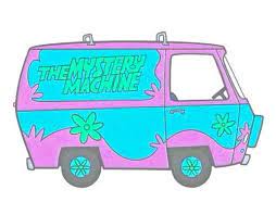 The Mystery Machine Pink Purple Purple Pink
