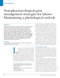 Image result for Non-Pharmacologic Pain Control in Labor