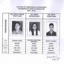 Candidates who are appearing for ca final examination may 2020 should refer to the officials issued icai study materials and practice manuals for effective preparation. Ca Ipcc May 2021 Toppers List Rank Holders Icai Icaiexam Icai Org