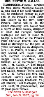 Currituck Co., NC Obituaries