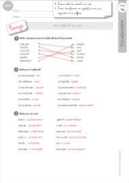 Accorde les adjectifs de couleur, si ncessaire. Exercices Vocabulaire Cm1 De L Adjectif Au Nom