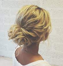 Cool Loose Messy Curly Bun Thin Hair Updo Curly Bun Hairstyles Hair Styles