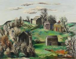 Nicolai fechin art for sale. Gray Landscape 1939 Artwork By Bror Julius Olsson Nordfeldt Oil Painting Art Prints On Canvas For Sale Paintingstar Com Art Online Store