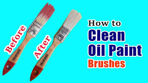 Remove the wet paint from the brush. How To Clean Oil Based Paint Brushes Safely