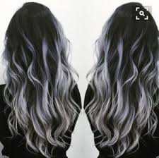 Start highlights subtly a few inches away from the roots of your hair for minimal maintenance plus an effortless effect. Black Hair Silver Highlights Novocom Top