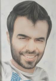 Title : " Haifa ". Medium : Colored pencils