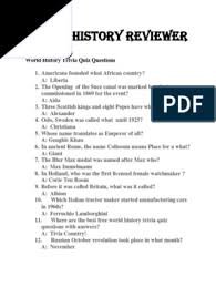 Earn five points for a correct answer with a hint. World History Reviewer Pdf Dr Seuss Presidents Of The United States