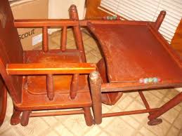 Vintage Baby High Chair Potty Converts To Play Table Stroller Antique Antique High Chairs Baby High Chair Wooden Baby High Chair