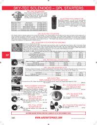 page 366 sky tec solenoids gpl starter kits for rotax