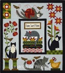 Le Jardin De Woolens Chat Couette Patrons De Patchwork Projets De Courtepointe