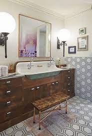 Either from period drawings or pictures of unremodeled bathrooms. Bathroom Makeovers Modern Take On 1920 S Bathroom Domino Eclectic Bathroom Kids Bathroom Makeover Bathroom Makeover