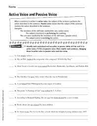 Active and passive voice worksheet for grade 6. Active Voice And Passive Voice 5th 9th Grade Worksheet Active And Passive Voice Grammar Worksheets Active Voice