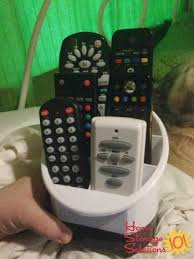 Leather remote control holder, 360 degree spinning desk tv remote caddy/box, coffee table organizer for controller, media, calculator, mobile phone and pencil storage 4.8 out of 5 stars 1,466 $22.99 $ 22. Remote Control Organizer Ideas Solutions