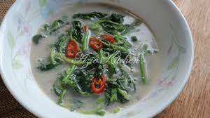 Resep sayur bayam simple dan mudah. Masak Lemak Putih Sayur Bayam Azie Kitchen