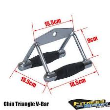 Tricep Exercise Rope Extension Single Handle Triangle V Bar All Cable Attachment Ebay Homemade Gym Equipment Gym Equipment Workout Diy Home Gym