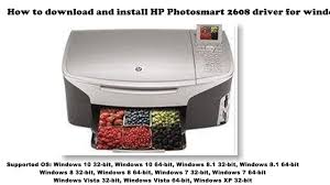 Photosmart basic print driver for hp photosmart 7150 this download includes a print driver only. Hp Photosmart 2608 Driver And Software Downloads