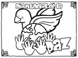 Dia De La Paz Galeria De Dibujos Y Carteles Ninos Del Mundo Para Colorear Orientacion Andujar