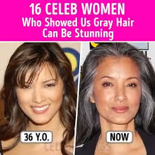 16 Celeb Women Who Showed Us Gray Hair Can Be Stunning
